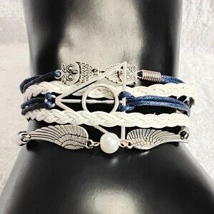 BNWOT 3/$30 Florence Scovel 7" Anchor & Wheel Bracelet Fashion Jewelry!!